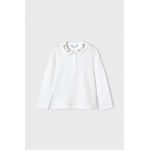 Mayoral longsleeve copii culoarea rosu, cu guler