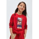 Mayoral longsleeve din bumbac pentru copii culoarea rosu