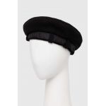Emporio Armani bereta de lana culoarea negru, de lana