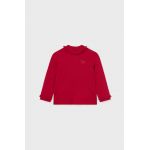 Mayoral longsleeve bebelusi culoarea rosu, cu turtleneck