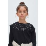 Mayoral longsleeve copii culoarea negru