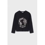 Mayoral longsleeve din bumbac pentru copii culoarea negru