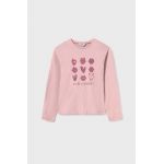 Mayoral longsleeve din bumbac pentru copii culoarea roz