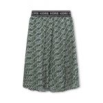 Michael Kors fusta fete culoarea verde, midi, evazati