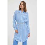 MICHAEL Michael Kors rochie din amestec de matase mini, oversize