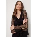 Answear Lab camasa X limited collection NO SHAME femei, culoarea negru, regular