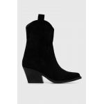 Answear Lab cizme femei, culoarea negru, cu toc drept