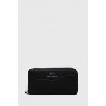 Armani Exchange portofel femei, culoarea negru