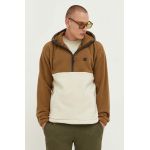 Billabong bluza barbati, culoarea maro, cu glugă, modelator