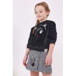 Mayoral pantaloni scurti copii culoarea negru, modelator