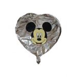 Baloane Engros, din folie, 45cm, in forma de inima, cu model