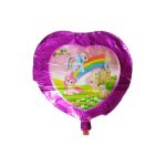 Baloane Engros, din folie, 45cm, in forma de inima, cu model
