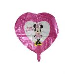 Baloane Engros, din folie, 45cm, in forma de inima, cu model