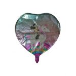 Baloane Engros, din folie, 45cm, in forma de inima, cu model