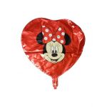 Baloane Engros, din folie, 45cm, in forma de inima, cu model