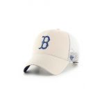 47brand sapca MLB Boston Red Sox culoarea bej, cu imprimeu
