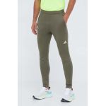 adidas Performance pantaloni de antrenament Train Essentials Seasonal culoarea verde, cu imprimeu