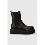 AGL ghete chelsea de piele PENELOPE femei, culoarea negru, cu platforma, D751546PGKI0121013