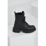 Answear Lab bocanci de piele X limited collection NO SHAME femei, culoarea negru, cu platforma