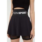 PLEIN SPORT fusta culoarea negru, mini, evazati