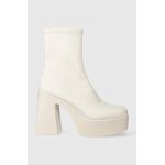 Aldo botine Grandstep femei, culoarea alb, cu toc drept, 13618315Grandstep