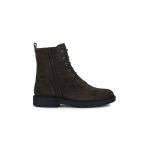 Geox cizme din piele intoarsa D SPHERICA EC1 A femei, culoarea gri, cu toc plat, D36QRA 00022 C9002
