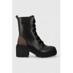 MICHAEL Michael Kors cizme de piele Hanley femei, culoarea negru, cu toc drept, 40F3HYME5L