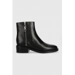 MICHAEL Michael Kors cizme de piele Regan femei, culoarea negru, cu toc plat, 40F3RGME5L