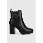 Answear Lab cizme femei, culoarea negru, cu toc drept