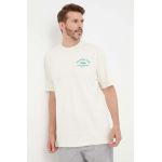 Fila tricou din bumbac culoarea bej, neted