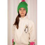 Mini Rodini bluza copii culoarea bej, cu imprimeu