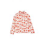 Mini Rodini longsleeve din bumbac pentru copii culoarea rosu, modelator
