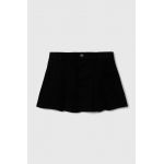 United Colors of Benetton fusta denim pentru copii culoarea negru, mini, evazati