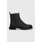 Camper cizme de piele Pix femei, culoarea negru, cu toc plat, K400715.001