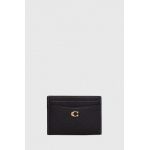 Coach carcasa din piele Essential Card Case culoarea negru