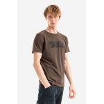 Fjallraven tricou Fjallraven Logo culoarea verde, cu imprimeu F87310