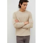 Marc O'Polo pulover de bumbac culoarea bej, light