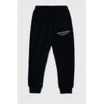 Abercrombie & Fitch pantaloni de trening pentru copii culoarea albastru marin, cu imprimeu