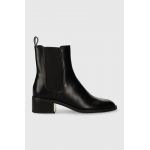 Answear Lab cizme femei, culoarea negru, cu toc drept
