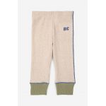 Bobo Choses leggins bebe culoarea bej, neted