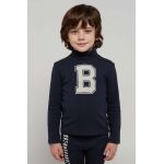 Bobo Choses longsleeve copii culoarea albastru marin, cu imprimeu