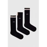 BOSS sosete 3-pack barbati, culoarea negru
