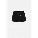 Coccodrillo fusta denim pentru copii culoarea negru, mini, evazati