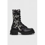Desigual bocanci femei, culoarea negru, toc pana, 23WSTP02.2000