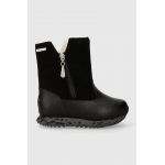 Emu Australia ghete de iarna pentru copii din piele K12941 Baker culoarea negru