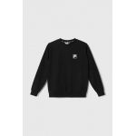 Fila bluza copii BLEIALF crew sweat culoarea negru, cu imprimeu
