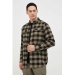 Columbia camasa barbati, culoarea verde, cu guler clasic, regular