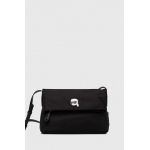 Karl Lagerfeld poseta culoarea negru