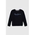 Pepe Jeans bluza copii culoarea albastru marin, cu imprimeu