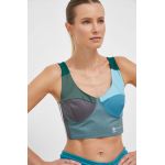 adidas Originals top din bumbac Ksenia Schnaider culoarea verde